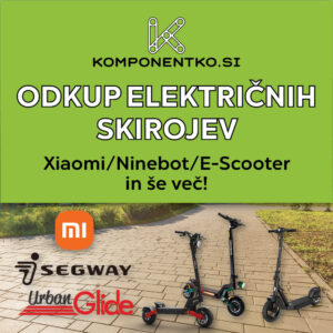 Odkup Električnih Skirojev | Xiaomi Segway Ninebot In Vse Znamke | Takojšen Odkup E-Skirojev