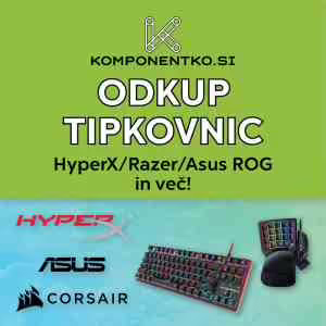 Odkup Gaming Tipkovnic | Odkup Mehanskih, Brezžičnih In RGB Tipkovnic | Logitech, Razer, Corsair, SteelSeries In HyperX