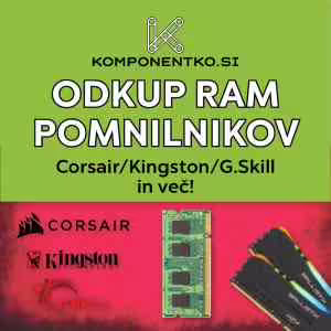 Odkup RAM Pomnilnikov DDR3 DDR4 DDR5 | DIMM In SODIMM | Takojšen Odkup Računalniških Komponent