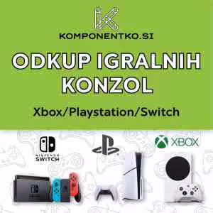Odkup Igralnih Konzol In Dodatkov | PlayStation Xbox Nintendo | Takojšen Odkup Gaming Opreme