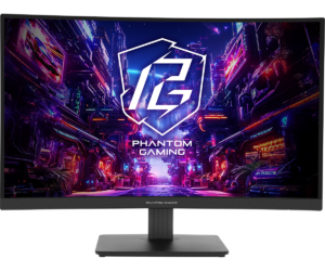 ASRock PG27QRT1B | 68,5cm (27") | 16:9 | HDMI DP | 180Hz | QHD | Ukrivljen Gaming Monitor