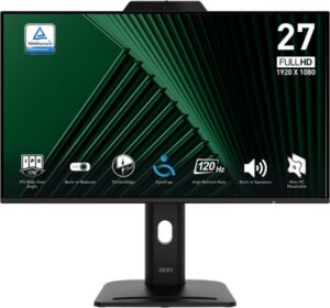 MSI PRO MP272PMG | (27") | FHD | IPS | 120Hz | 1ms | MPRT | Črna | Nastavljiv po Višini | Monitor za Delo