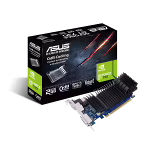 ASUS GeForce GT 730 | 2GB | DVI HDMI VGA | PCI-e 2.0 | GT730-SL-2GD5-BRK | Budget Grafična Kartica