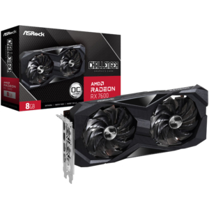 ASRock Radeon RX 7600 Challenger 8GO | 8GB GDDR6 128-Bit | RDNA 3 | Dual Fan | PCIe 4.0 | Grafična Kartica