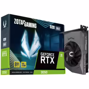 ZOTAC GAMING GeForce RTX 3050 Eco Solo | 8GB GDDR6 | 128-bit | Kompaktna Mini-ITX | Grafična Kartica