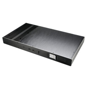 Akasa Galileo TU | Thin Mini-ITX | 1U | OEM | Črno | Pasivno Hlajenje | VESA | Računalniško Ohišje