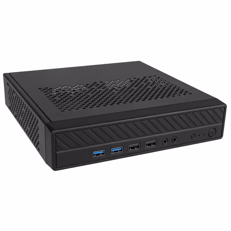 Akasa cypher mx3 thin | mini-itx | oem | črna | računalniško ohišje 1 Akasa cypher mx3 thin mini-itx gehäuse, oem – schwarz komponentko