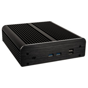 Akasa Newton TN | UCFF Ohišje Za Intel NUC 11 In 12 Pro | Fanless Aluminijasto | VESA | Črno Ohišje