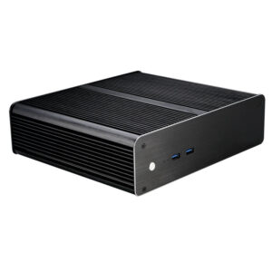 Akasa Euler T Plus | Fanless Thin Mini-ITX Ohišje | Intel LGA1700 | Aluminijasto | VESA | Črno | Ohišje