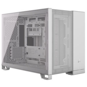 Corsair 2500D Airflow | CC-9011264-WW | Micro-ATX Dual Chamber | Kaljeno Steklo | Bela | Računalniško Ohišje