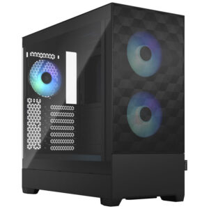 Fractal Design Pop Air RGB | Black TG Clear Tint | 3x ARGB Ventilatorji | Tempered Glass | ATX Midi-Tower Ohišje