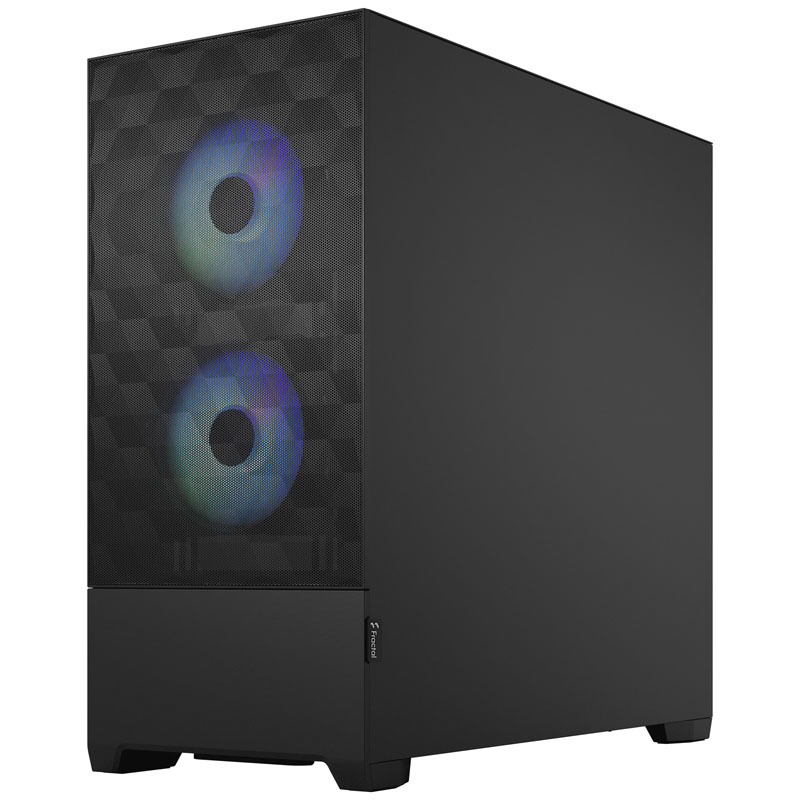 Fractal design pop air rgb | black tg clear tint | 3x argb ventilatorji | tempered glass | atx midi-tower ohišje 2 Fractal design pop air rgb | black tg clear tint | 3x argb ventilatorji | tempered glass | atx midi-tower ohišje