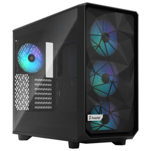 Fractal Design Meshify 2 Lite RGB | Midi-Tower | Light Tint | Kaljeno Steklo | Črna RGB | Računalniško Ohišje
