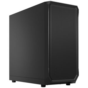 Fractal Design Focus 2 Black Solid | ATX | Črna | Računalniško Ohišje