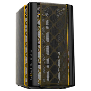 Geometric Future M2 THE ARK | Mesh | Schwarz | mATX Mini-ITX | 8 Načinov Postavitve | 350 mm GPU | Računalniško Ohišje