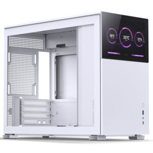 Jonsbo D31 Screen | Bela | Tempered Glass | 8-Palčni LCD Zaslon | Micro-ATX Ohišje