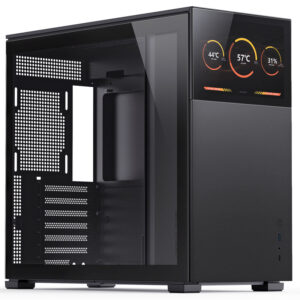Jonsbo D41 Screen | Black | 8 Inch LCD 1280x800 | Tempered Glass | ATX Ohišje
