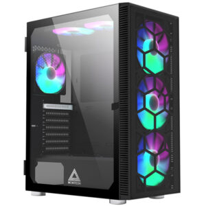 Montech X3 Glass | RGB | Tempered Glass | 6 Ventilatorjev | ATX Midi Tower Ohišje