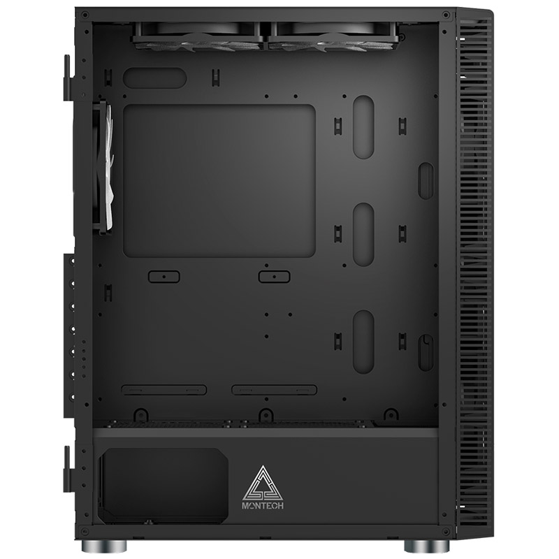 Montech x3 glass | rgb | tempered glass | 6 ventilatorjev | atx midi tower ohišje 2 Montech x3 glass | rgb | tempered glass | 6 ventilatorjev | atx midi tower ohišje