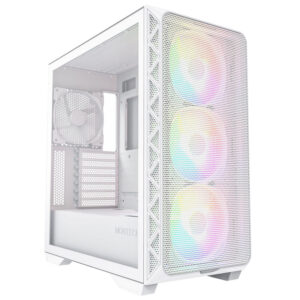 Montech AIR 903 MAX | Belo Ohišje Z Kaljenim Steklom In 4x 140 mm ARGB PWM Ventilatorji | E-ATX ATX mATX Mini-ITX | Midi-Tower Računalniško Ohišje