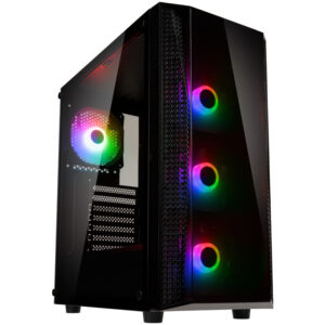 SilverStone Fara B1 Pro | ARGB | Tempered Glass | Črno | ATX Midi-Tower Ohišje