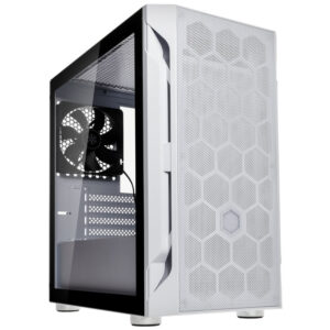 SilverStone Fara H1M | Bela | Micro-ATX Mini-DTX Mini-ITX | Kaljeno Steklo | Mesh Airflow | Računalniško Ohišje