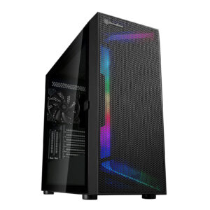 SilverStone SETA H1 | SST-SEH1B-G | ARGB | Tempered Glass | Črna | Midi-Tower PC Ohišje