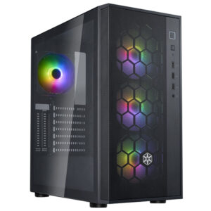 SilverStone Fara R1 PRO V2 Midi-Tower | Kaljeno Steklo | Črna | Gaming Ohišje