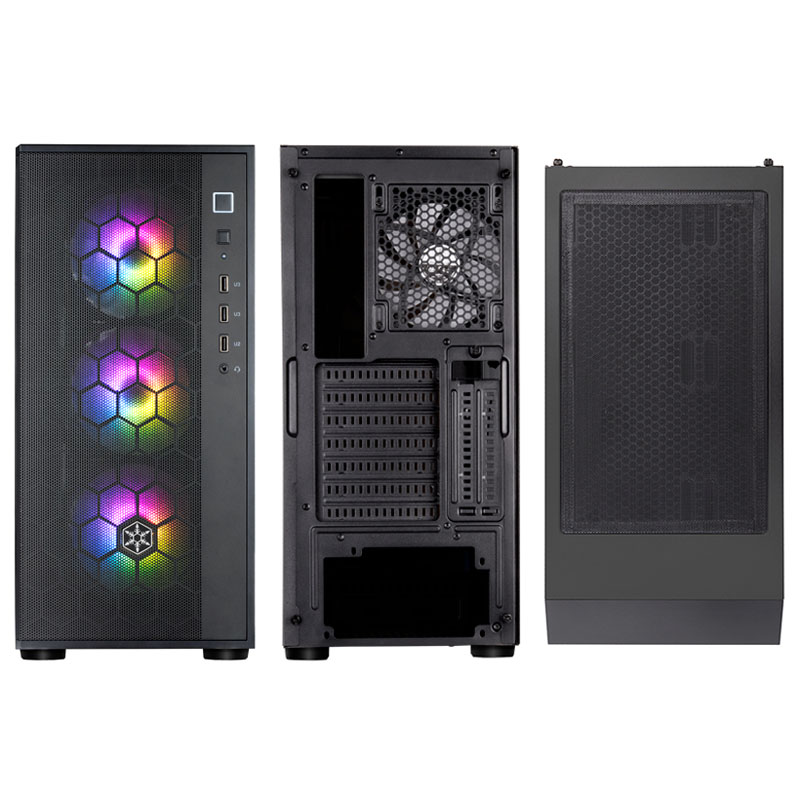 Silverstone fara r1 pro v2 midi-tower | kaljeno steklo | črna | gaming ohišje 1 Silverstone fara r1 pro v2 midi-tower, tempered glass – schwarz
komponentko