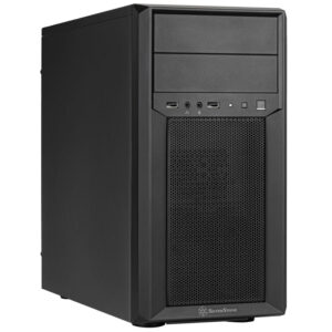 SilverStone SST-FA313-B FARA 313 | Micro-ATX | 2x 5.25" | Mesh Sprednja Stranica | Črno PC Ohišje