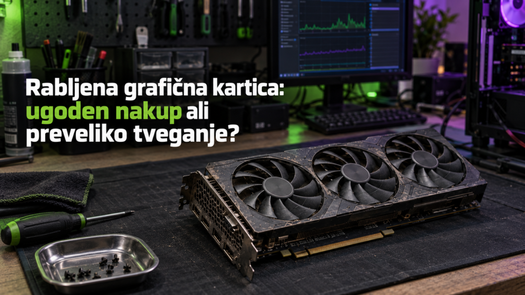 Rabljena grafična kartica ugoden nakup ali preveliko tveganje