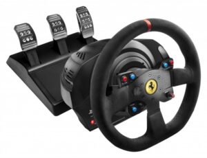Thrustmaster T300 Ferrari Alcantara Edition s pedali | Volan
