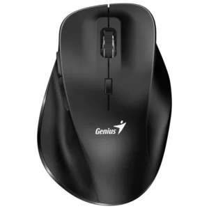 Genius Ergo 8230S BT | Bluetooth In 2,4 GHz | Tiho Klikanje | 800–1600 DPI | 6 Gumbov | Črna Ergonomska Brezžična Miška