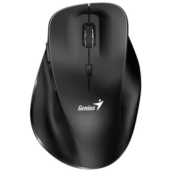 Genius Ergo 8230S | 1600 DPI | Tiho Klikanje In Copilot Bližnjica | Črna Brezžična Ergonomska Miška