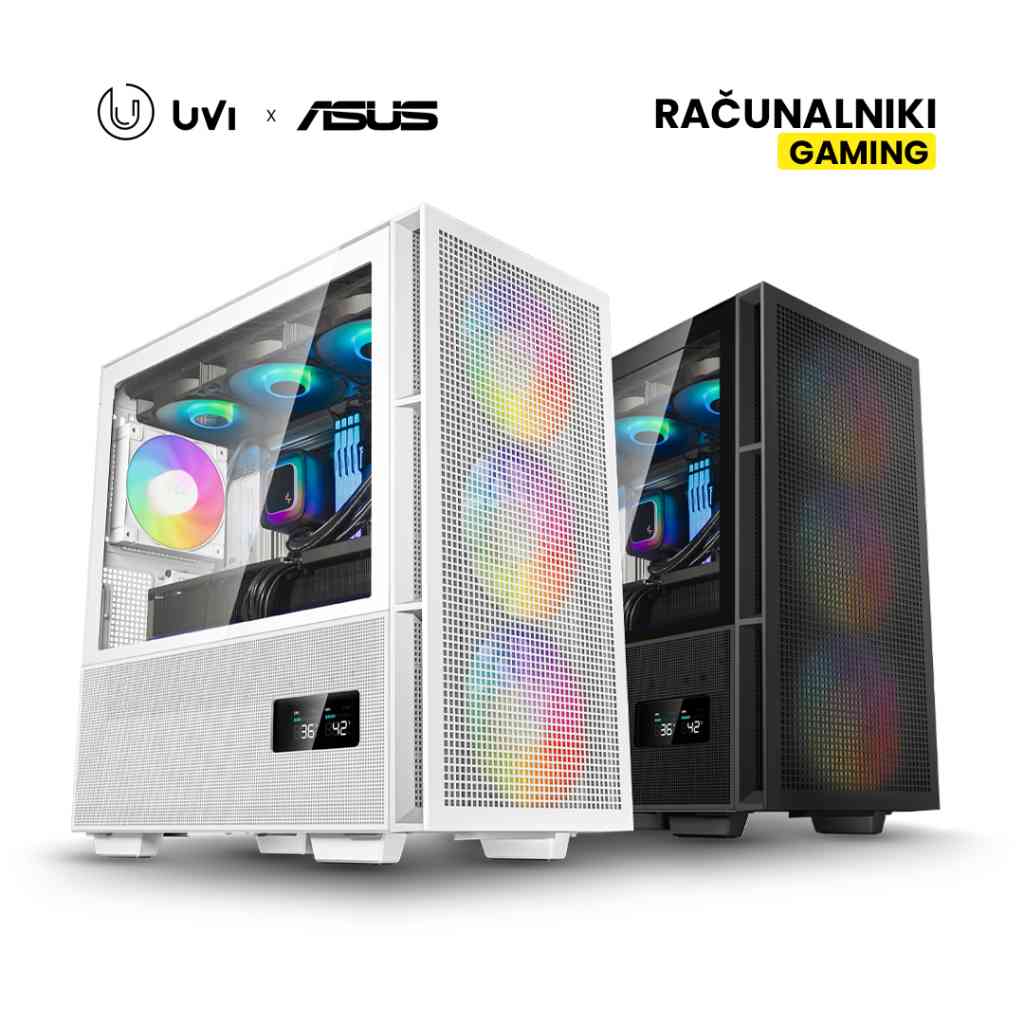 Gaming računalniki uvi omega na voljo v črni in beli barvi pri komponentku 3 Gaming računalniki uvi omega