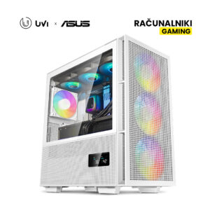 UVI OMEGA NV56TX Ryzen 5 9600X | RTX 5060 Ti 16GB | 1TB | 32GB | 850W | W11H | Bela | Zračno Hlajenje | Gaming Računalnik