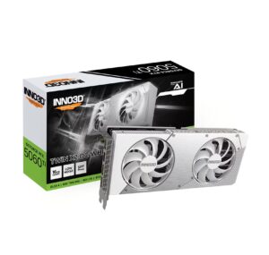 INNO3D GeForce RTX 5060 Ti Twin X2 OC White 16GB | GDDR7 | Bela Grafična Kartica