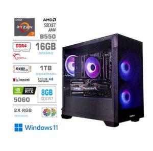 PCX Exton R7 5700X | 16GB | 1TB | RTX 5060 | W11 | Gaming Računalnik