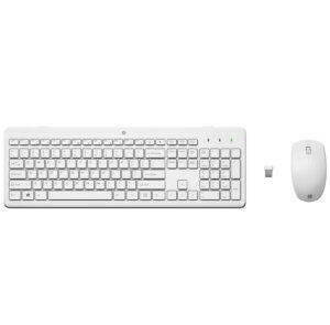 HP 230 | Bela | Brezžična Tipkovnica z Miško