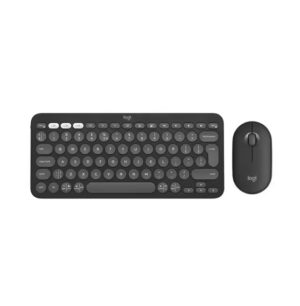Logitech Pebble 2 Combo | Brezžična | Grafitna | SLO Gravura | Tipkovnica + Miška