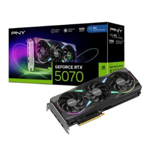 PNY Nvidia RTX 5070 Epic-X RGB OC 12GB GDDR7 | VCG507012TFXXPB1-O | Grafična Kartica