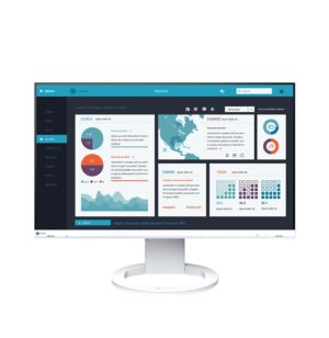 EIZO FlexScan EV2490-WT | 23.8 Palčni Full HD IPS | USB-C 70W HDMI DisplayPort LAN KVM | Bela Poslovna Monitor