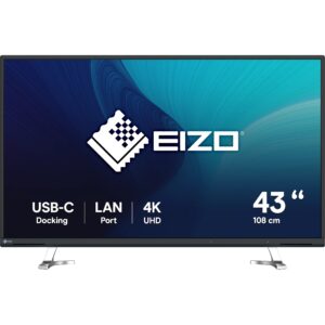 EIZO FlexScan EV4340X-BK | 42,5" 4K UHD IPS | USB-C 94W LAN 2x HDMI DP | Poslovni Monitor