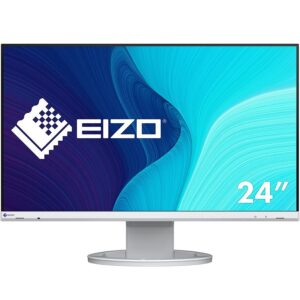 EIZO EV2480-WT FlexScan | 23.8" IPS Full HD | USB-C Docking HDMI DP DVI | Ergonomija In Eye Care | Bel Poslovni Monitor