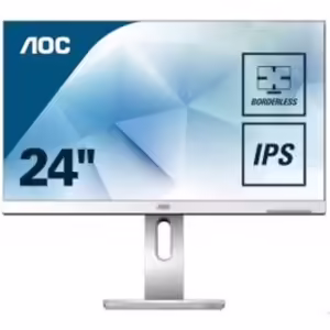 AOC 24P1/GR | 23.8 Palčni IPS | Full HD | HDMI DP DVI USB | Ergonomsko Stojalo | Monitor