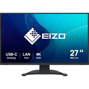 EIZO FlexScan EV2740X-BK | 27" 4K UHD IPS | USB-C 94W RJ45 2xHDMI DisplayPort | Poslovni Monitor