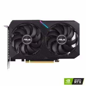 Asus RTX 3050 Dual OC 8GB | GDDR6 128-Bit | Axial-Tech Hladenje | HDMI 2.1 + 3x DisplayPort 1.4a | Grafična Kartica
