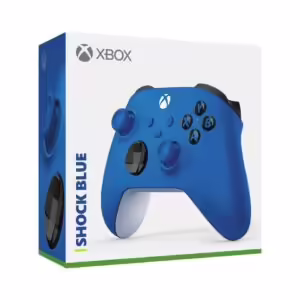 Microsoft Xbox Wireless Controller Shock Blue | Bluetooth + USB | Analogne Palice In Hibridni D-Pad | Za Xbox, PC, Android In iOS | Igralni Plošček