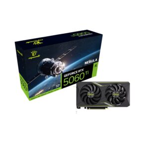 Manli Nebula V2 | RTX 5060 Ti | 16GB GDDR7 | DLSS 4 | Twin Fan | Grafična Kartica