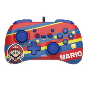 HORI HORIPAD Mini SM Series Mario | Žični | Turbo Funkcija | Nintendo Switch Igralni Plošček